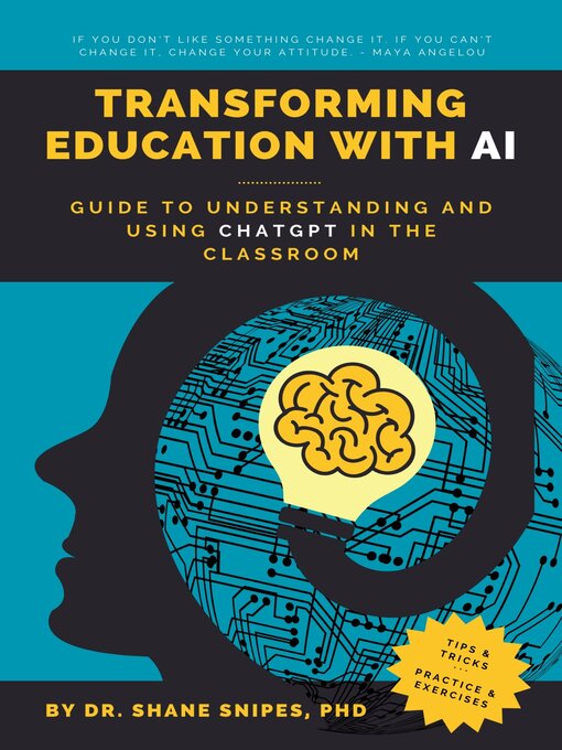 Title details for Transforming Education with AI by Shane Snipes, PhD - Available